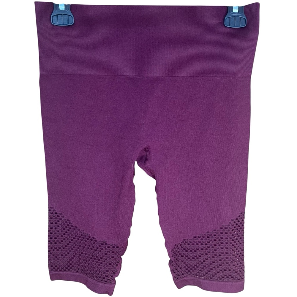 Itzon Seamless Active Bike Shorts Maroon Burgundy